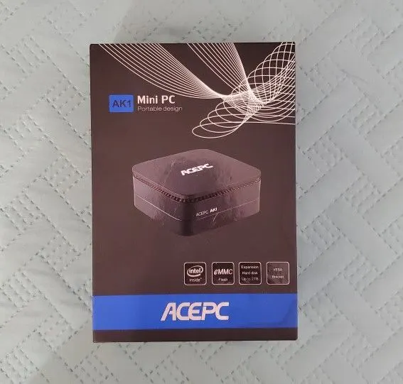 ACEPC AK1 Mini PC, Celeron, 8GB DDR3, 120GB SSD, Windows 10, 4K