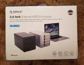 ORICO 9548RU3-BK 3.5" External Hard Drive Enclosure with RAID