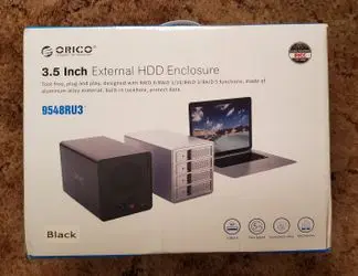 ORICO 9548RU3-BK 3.5" External Hard Drive Enclosure with RAID