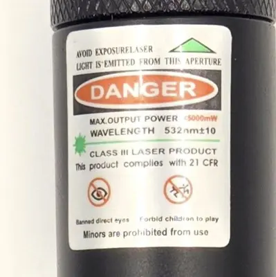 GS1 Mini 532nm Green Laser Pointer, Fixed Focus photo 2