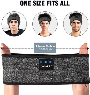 Bluetooth Sleep Headphones Headband and Sleep Mask photo 8