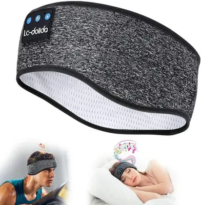 Bluetooth Sleep Headphones Headband and Sleep Mask photo 3