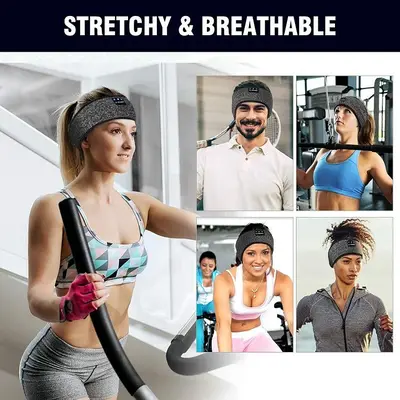 Bluetooth Sleep Headphones Headband and Sleep Mask photo 5