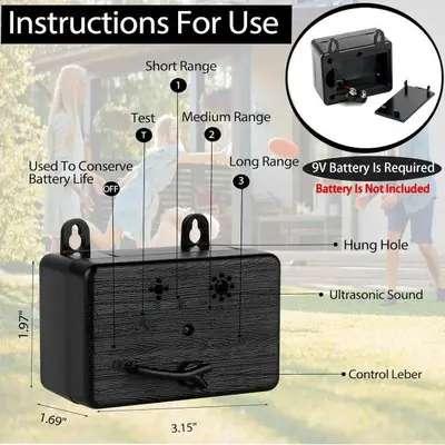 ULT18 Weatherproof Outdoor Dog Bark Control photo 2