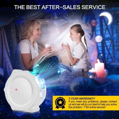 WiFi App-Controlled Starry Sky Planet Christmas Night Light Projector photo 7