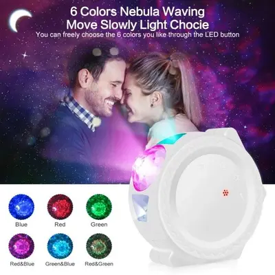 WiFi App-Controlled Starry Sky Planet Christmas Night Light Projector photo 6