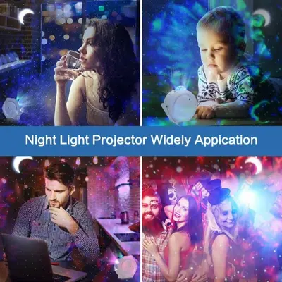 WiFi App-Controlled Starry Sky Planet Christmas Night Light Projector photo 10