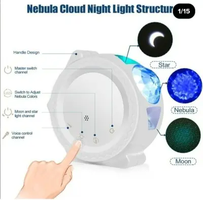 WiFi App-Controlled Starry Sky Planet Christmas Night Light Projector photo 3