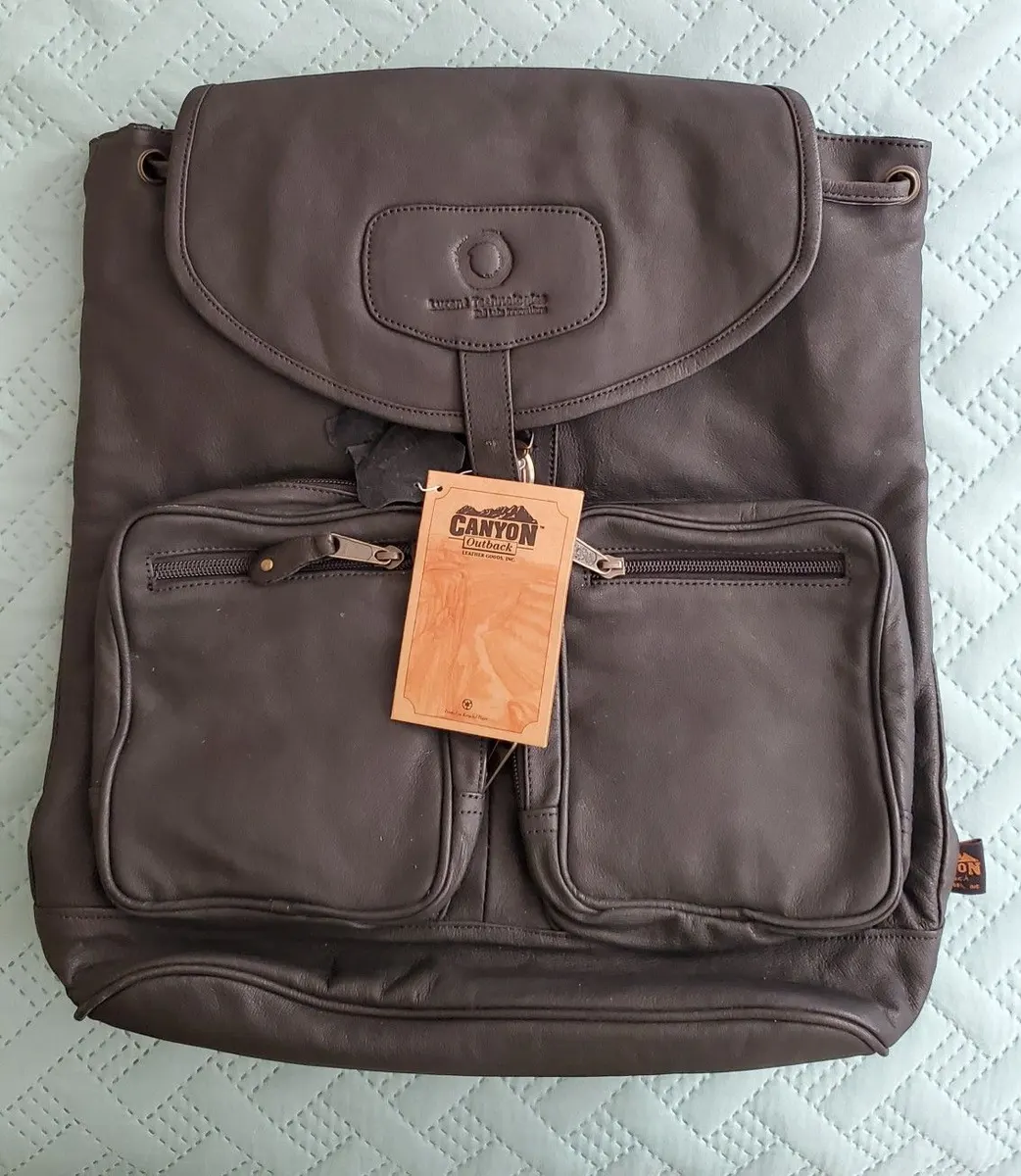 Canyon Outback Leather Backpack