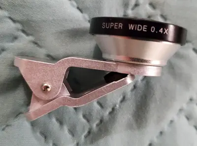 Super Wide-Angle 0.4X Phone Lens with Clip photo 2