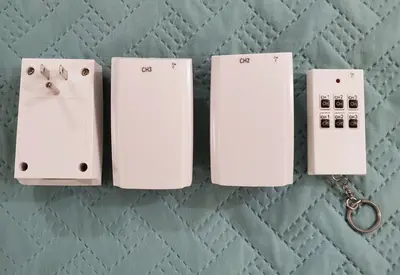 3-Pack Wireless Outlets with Remote Control