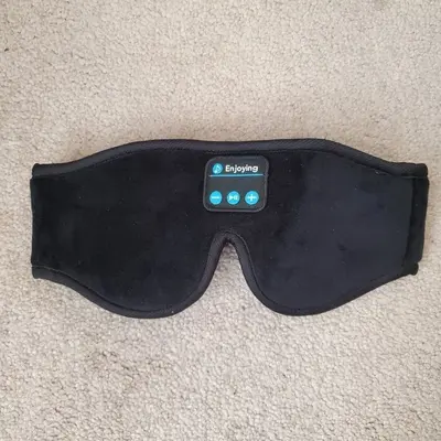 Soft Bluetooth Sleep Eye Mask Headphones photo 4