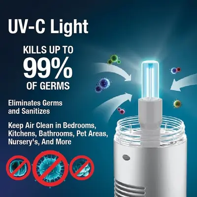 NuvoMed 378192 Portable Air Purifier with HEPA Filter photo 4