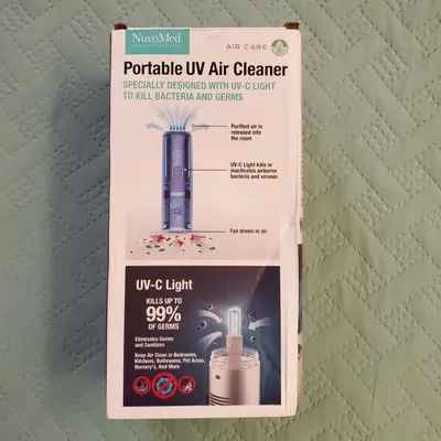 NuvoMed 378192 Portable Air Purifier with HEPA Filter photo 2