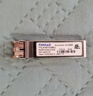 Finisar FTLX1471D3BCL 10Gb/s 1310nm SFP+ Transceiver
