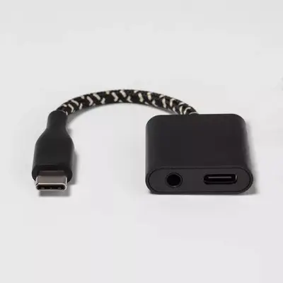 Heyday USB-C to USB-C and 3.5mm AUX Audio Dongle photo 2