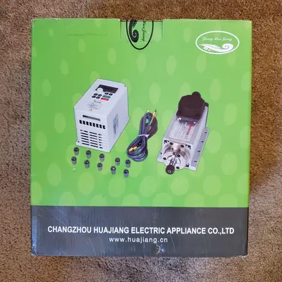 1.5KW Air-Cooled ER11 Spindle Motor Kit, 24000RPM, with VFD Inverter photo 8