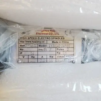 1.5KW Air-Cooled ER11 Spindle Motor Kit, 24000RPM, with VFD Inverter photo 3