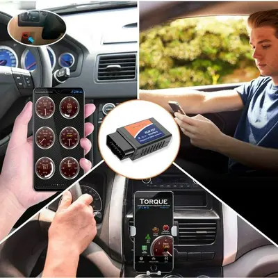 ELM327 V2.1 WiFi OBD2 Scanner, 25K80 Chip, iOS and Android photo 9