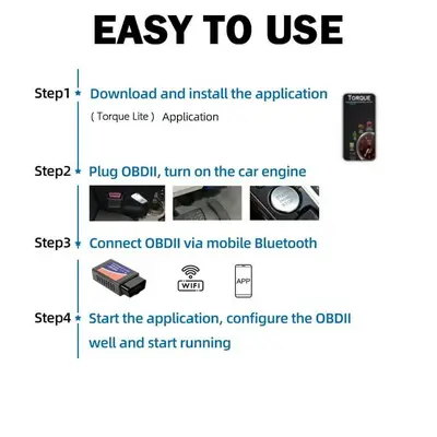 ELM327 V2.1 WiFi OBD2 Scanner, 25K80 Chip, iOS and Android photo 7