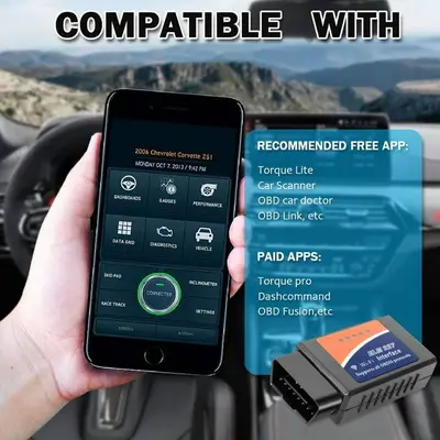 ELM327 V2.1 WiFi OBD2 Scanner, 25K80 Chip, iOS and Android photo 5