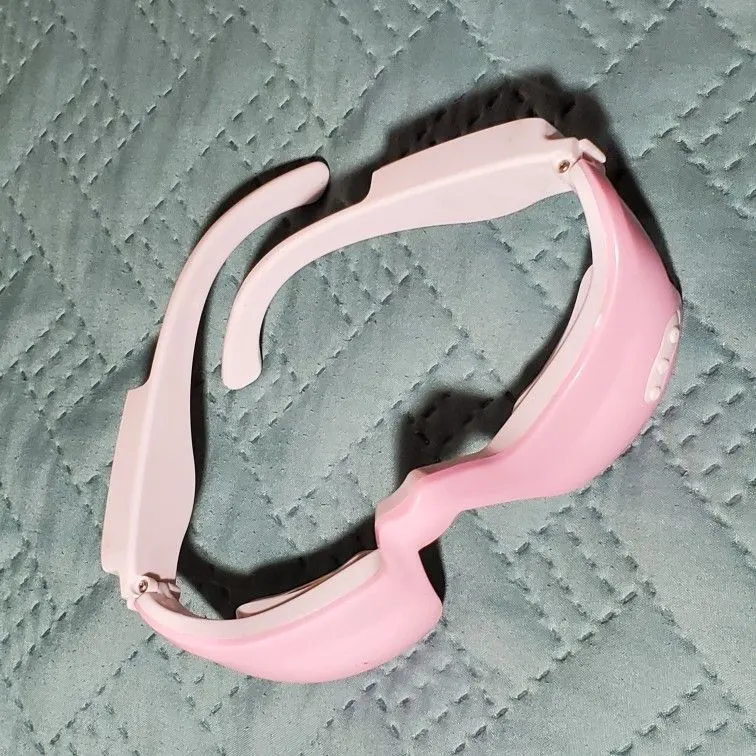 Electric Eye Massager Mask with EMS and Warm Compress