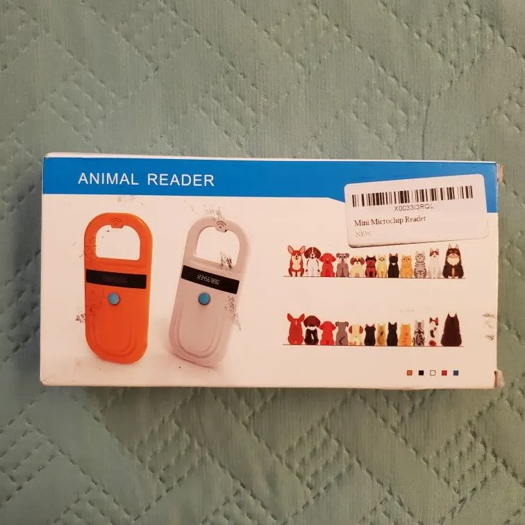 Handheld Pet Microchip Reader with OLED Display (FDX-B / ISO)
