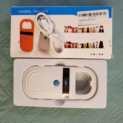 Handheld Pet Microchip Reader with OLED Display (FDX-B / ISO) photo 2