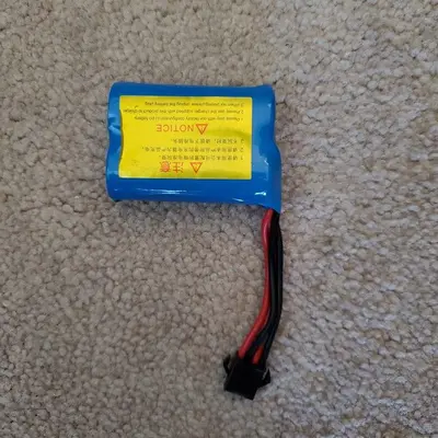 7.4V 2S 1100mAh Li-Ion Battery with SM-4P Plug for RC Speed Boat photo 2