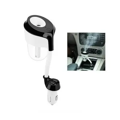 12V Car Steam Humidifier with 2 USB Car Chargers