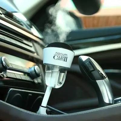 12V Car Steam Humidifier with 2 USB Car Chargers photo 2