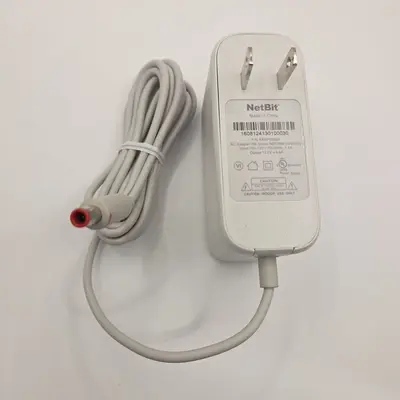 NetBit 12V 4.6A Power Supply NBC56B120460VU, Red Tip (Xfinity, AT&T)