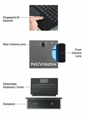 NuVision Kickstand 11 11.6" 2-in-1 Touchscreen Tablet/Laptop, 2GB/32GB photo 7