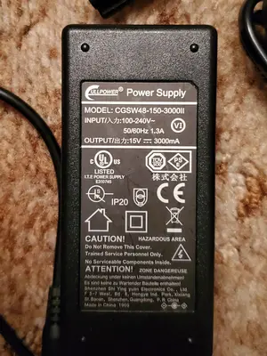 ULLPOWER GSW48-150-3000 15V 3A Desktop Power Adapter photo 2