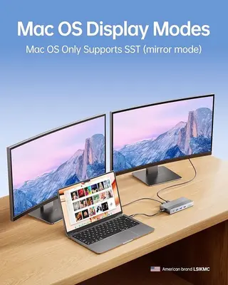 11-in-1 USB-C Docking Station for 3 Monitors, Dual HDMI and DP 4K 60Hz photo 8