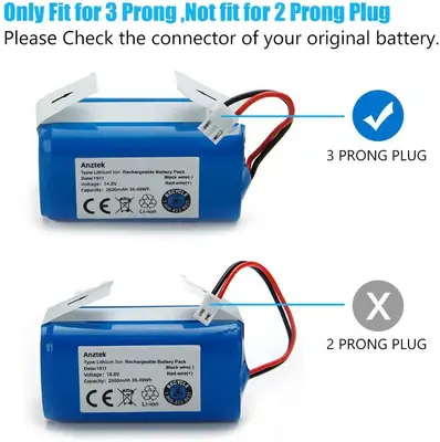 Shark Ion RVBAT700 Battery, 14.8V 2600mAh, for RV700 / RV720 / RV750 photo 4