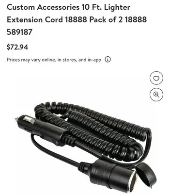 12-Foot Car Lighter Extension Cord photo 3