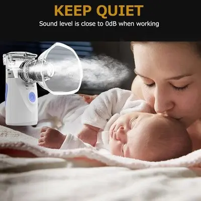 Portable Ultrasonic Mesh Nebulizer, USB or Battery photo 7