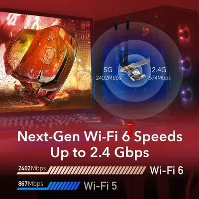 UFON PCIe WiFi 6 Card AX200 802.11ax Adapter for PC photo 10
