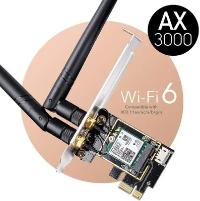 UFON PCIe WiFi 6 Card AX200 802.11ax Adapter for PC photo 5
