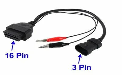 OBD2 3-Pin to 16-Pin Car Diagnostic Connector Adapter photo 3