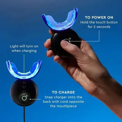 Moon Cordless On-the-Go Teeth Whitening Device (Strips Not Included) photo 5