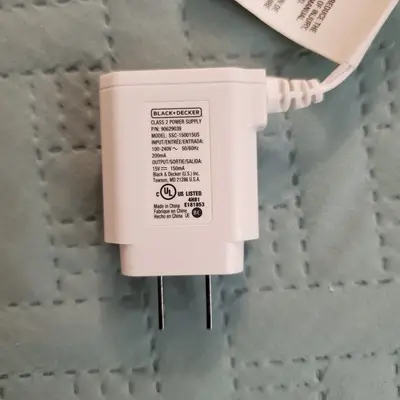 Original Black+Decker Vacuum AC Adapter Charger 90629039, 15V photo 2
