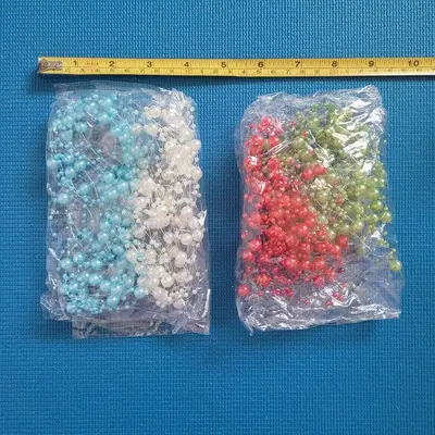 Artificial Pearls in 4 Colors