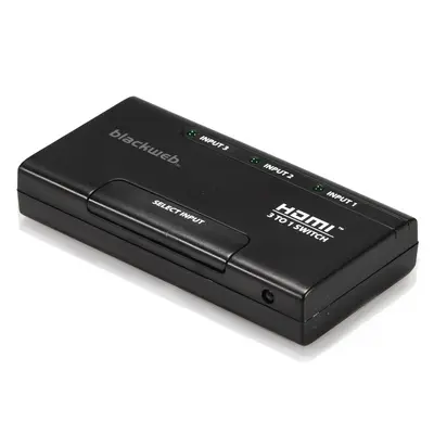 Blackweb 3-Port HDMI Switch with Remote, up to 4K photo 2
