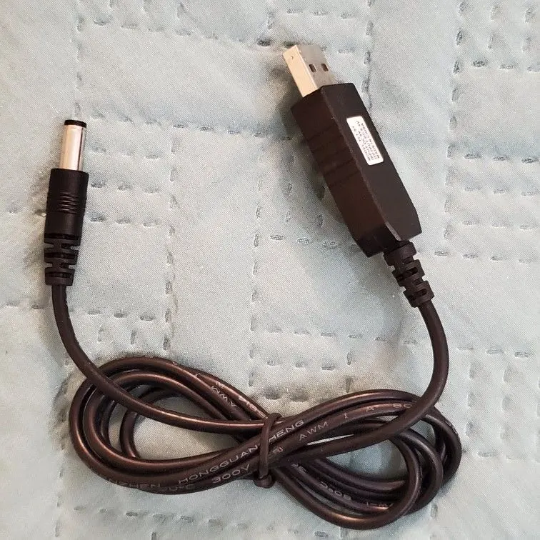 USB to DC 5.5x2.5mm Charging Cable for 2S 8.4V Li-Ion Batteries