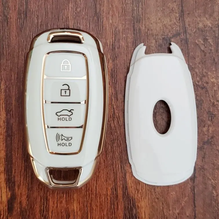 Soft TPU Key Fob Cover for 2017-2021 Hyundai Accent, Elantra GT, Veloster