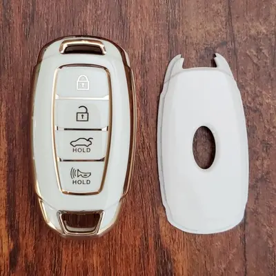 Soft TPU Key Fob Cover for 2017-2021 Hyundai Accent, Elantra GT, Veloster