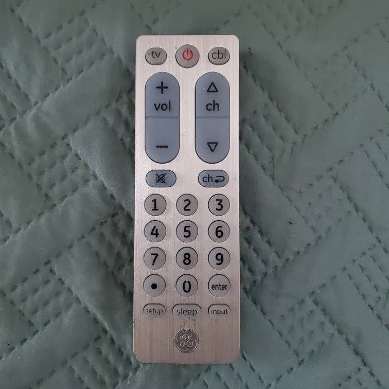 GE 2-Device Universal Remote for Smart TVs, Blu-ray, DVD and DVR