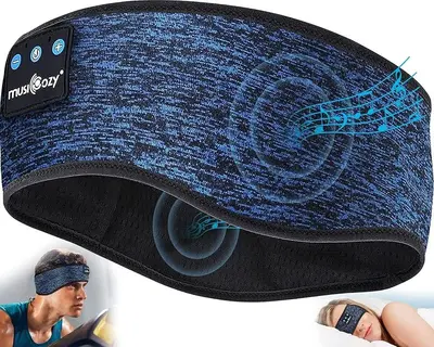 Bluetooth Sleep Headphones Headband and Eye Mask photo 4